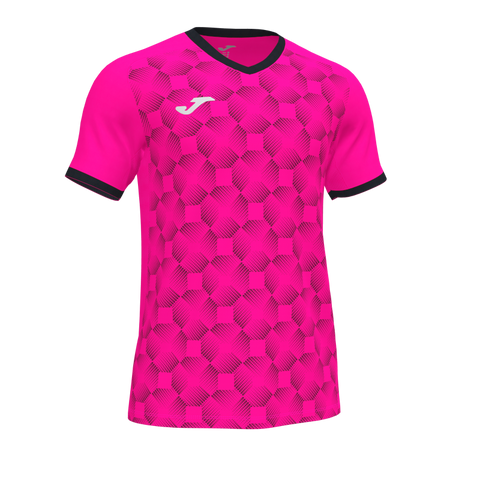 Camiseta JOMA SUPERNOVA III rosa flúor/negro