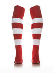 Medias ACERBIS Rayadas rojo/blanco (PACK 5 UDS)