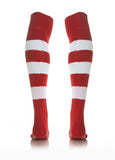 Medias ACERBIS Rayadas rojo/blanco (PACK 5 UDS)
