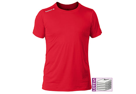 Camiseta de entrenamiento LUANVI NOCAUT GAMA Rojo- PACK 5 unidades