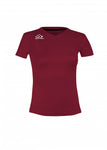 Camiseta de mujer ACERBIS DEVI burdeos