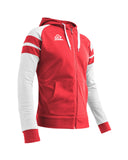 Chaqueta c/capucha ACERBIS KEMARI rojo/blanco
