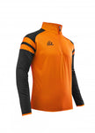 Sudadera c/cremallera ACERBIS KEMARI naranja/negro