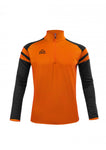 Sudadera c/cremallera ACERBIS KEMARI naranja/negro