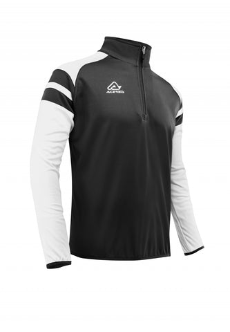 Sudadera c/cremallera ACERBIS KEMARI negro/blanco