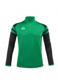 Sudadera c/cremallera ACERBIS KEMARI verde/negro