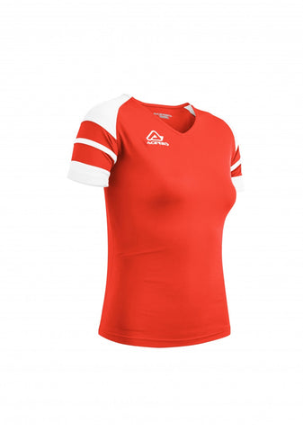Camiseta ACERBIS KEMARI mujer Rojo/blanco