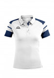 Polo de mujer ACERBIS KEMARI blanco/marino