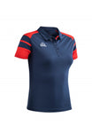 Polo de mujer ACERBIS KEMARI marino/rojo