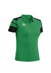 Polo de mujer ACERBIS KEMARI verde/negro