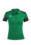 Polo de mujer ACERBIS KEMARI verde/negro