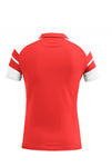 Polo de mujer ACERBIS KEMARI rojo/blanco