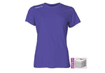 Camiseta de mujer LUANVI NOCAUT GAMA Morado - PACK 5