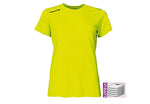 Camiseta de mujer LUANVI NOCAUT GAMA Amarillo flúor - PACK 5