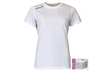 Camiseta de mujer LUANVI NOCAUT GAMA blanco - PACK 5