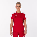 Camiseta de mujer JOMA ACADEMY III rojo/blanco