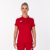 Camiseta de mujer JOMA ACADEMY III rojo/blanco