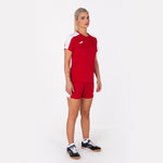 Camiseta de mujer JOMA ACADEMY III rojo/blanco