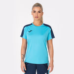 Camiseta de mujer JOMA ACADEMY III turquesa flúor/marino