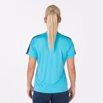 Camiseta de mujer JOMA ACADEMY III turquesa flúor/marino