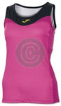 Camiseta de mujer JOMA S/M FREE Fucsia/negro