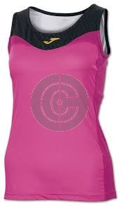 Camiseta de mujer JOMA S/M FREE Fucsia/negro