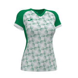 Camiseta de mujer JOMA SUPERNOVA III verde/blanco