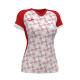 Camiseta de mujer JOMA SUPERNOVA III rojo/blanco