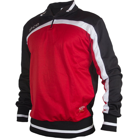 Sudadera c/cremallera ZICO BAYONA rojo/negro/blanco