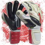 Guantes de portero RINAT ARKANO PRO blanco/negro/rojo