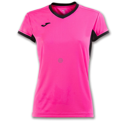 Camiseta de mujer JOMA CHAMPION IV rosa/negro